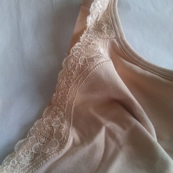 Catherine's Beige Cotton Comfort Wireless Bra -54DD-NWT - Picture 5 of 6